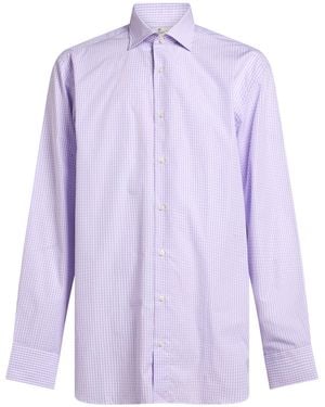 BRANCACCIO Shirt Cotton - Purple