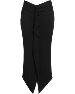 Pinko Maxi Skirt Viscose, Elastane - Black