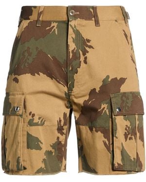 Celine Camel Shorts & Bermuda Shorts Cotton - Natural