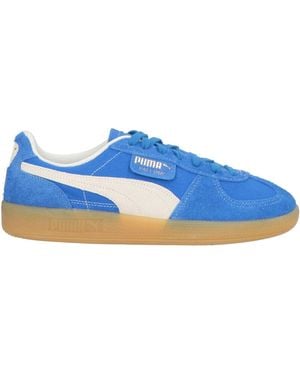PUMA Sneakers Leather, Textile Fibers - Blue