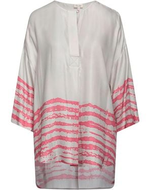 HER SHIRT HER DRESS Top - Gray