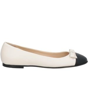Napoleoni Ballet Flats Leather - Natural