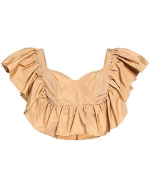 NUALY Top Acrylic, Polyester - Natural