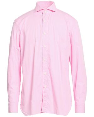 Luigi Borrelli Napoli Shirt Cotton - Pink