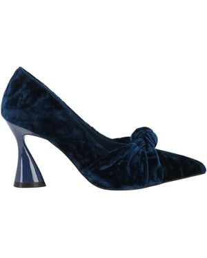Jeannot Pumps Textile Fibers - Blue