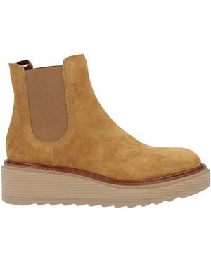Pedro Garcia Camel Ankle Boots Leather - Brown