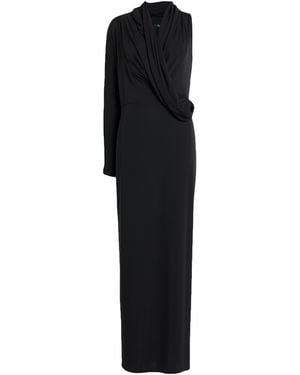 Hanita Maxi Dress Polyester, Elastane - Black