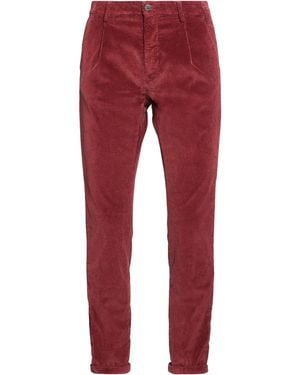 Mason's Pants Cotton, Lyocell, Elastane - Red