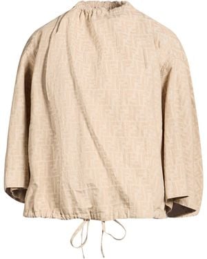 Fendi Top Cotton, Linen - Natural