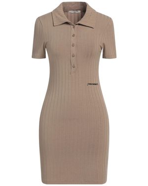 hinnominate Mini Dress Viscose, Elastane - Natural