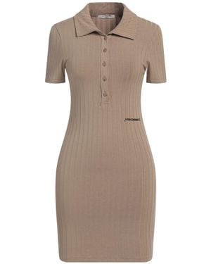 hinnominate Mini Dress Viscose, Elastane - Natural