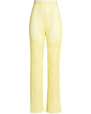 MSGM Pants Cotton - Yellow
