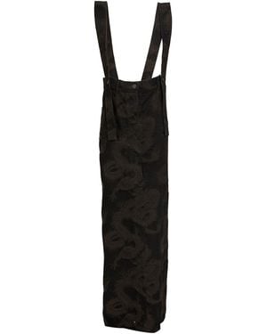 Uma Wang Charcoal Denim Skirt Cotton - Black