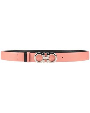 Ferragamo Belt Leather - White