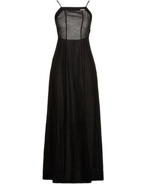 Han Kjobenhavn Maxi Dress Tencel, Nylon - Black