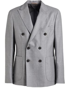 Peserico Light Blazer Virgin Wool - Gray