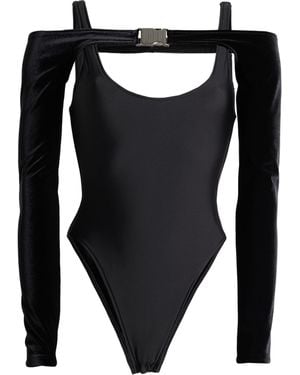 David Koma Bodysuit Polyester, Elastane - Black