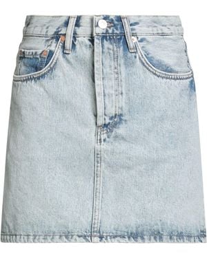 Wardrobe NYC Denim Skirt Cotton - Blue