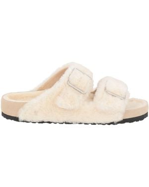 1774 BIRKENSTOCK Ivory Sandals Shearling - White