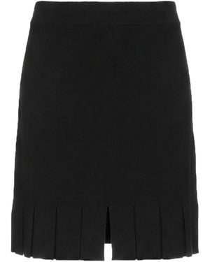 Akep Mini Skirt Viscose, Polyamide, Elastane - Black