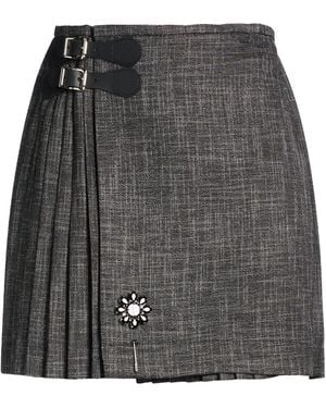 Charles Jeffrey Mini Skirt Polyester, Viscose, Elastane - Gray