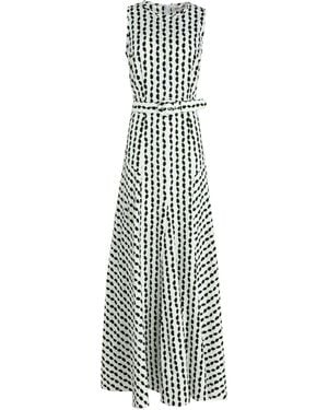Diane von Furstenberg Vestito Lungo - Bianco