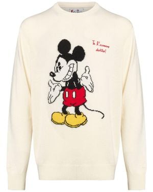 MC2 Saint Barth Sweater Wool, Viscose, Polyamide, Cashmere - White