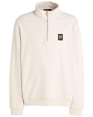 Belstaff Cream Sweatshirt Cotton, Elastane - White