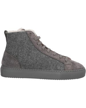 Doucal's Sneakers Leather, Textile Fibers - Gray