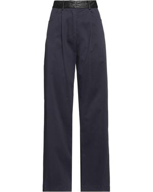 8pm Trousers Cotton, Elastane, Polyurethane, Viscose - Blue