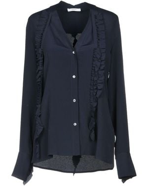 Grifoni Midnight Shirt Acetate, Silk - Blue