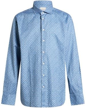 BASTONCINO Shirt Cotton - Blue