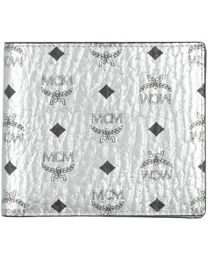 MCM Wallet Leather - Gray