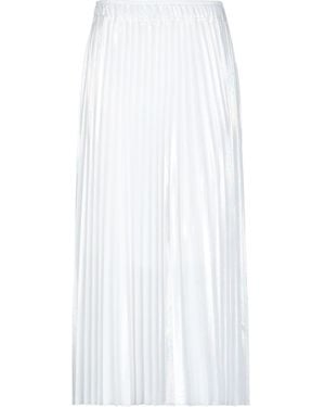 Nude Long Skirt - White