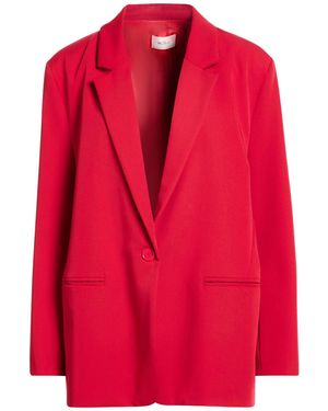ViCOLO Blazer Polyester, Viscose, Elastane - Red