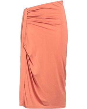 MA PETITE CAPSULE Midi Skirt Modal, Polyester - Orange