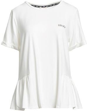 Liu Jo T-Shirt Cotton, Elastane - White