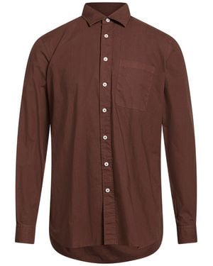 Lardini Shirt Cotton - Brown