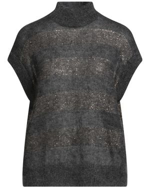 Brunello Cucinelli Rollkragenpullover - Grau