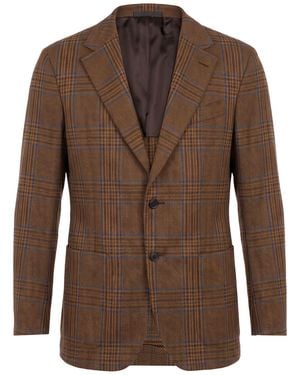Caruso Blazer Wool - Brown