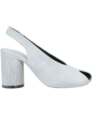 MM6 by Maison Margiela Sandals Leather - White