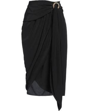 Lanvin Midi Skirt Silk, Zamak - Black