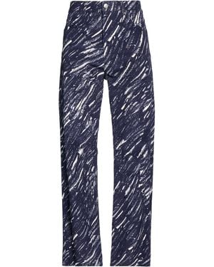 Marni Pants Cotton, Elastane - Blue