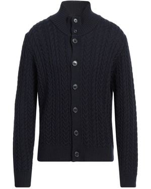 Brooksfield Midnight Cardigan Wool - Blue