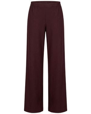 Niu Pants Polyester, Viscose, Wool, Elastane - Purple