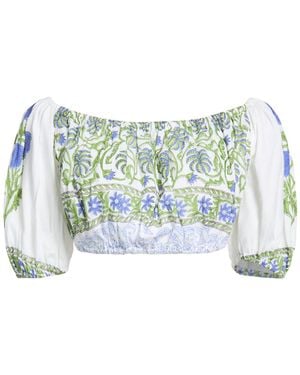 Juliet Dunn Top Cotton - Blue