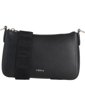 Furla Cross-Body Bag Calfskin, Cotton - Black