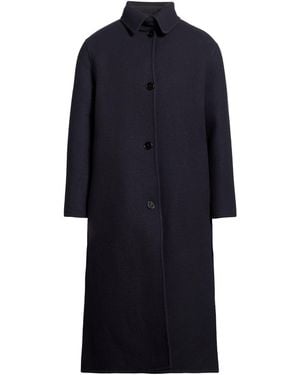 Moncler Midnight Coat Virgin Wool - Blue