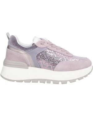 Liu Jo Lilac Trainers Leather, Textile Fibres - Purple