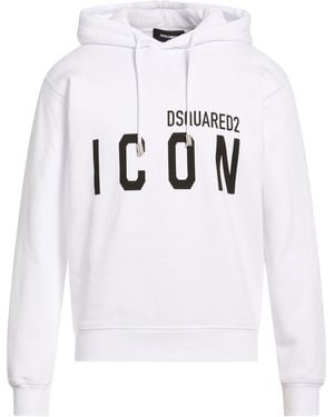 DSquared² Icon Sweatshirt Cotton - White